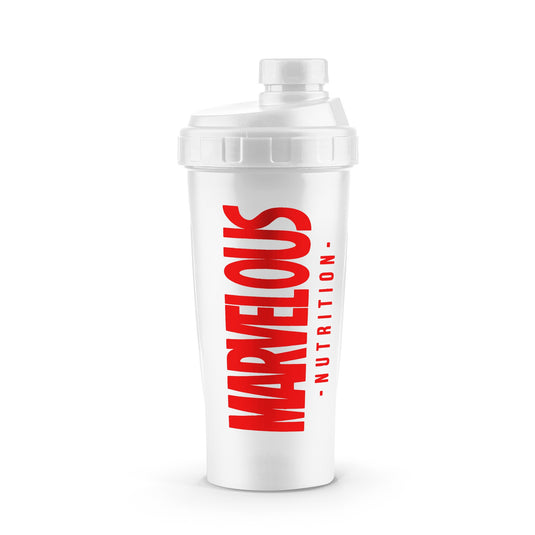 Marvelous Nutrition Plastic Shaker-500Ml-White
