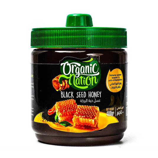 Organic Nation Honey Black Seed-400G