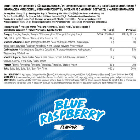 Applied Nutrition BODYFUEL Clear Beef Protein Isolate 500g (20 Servings)
