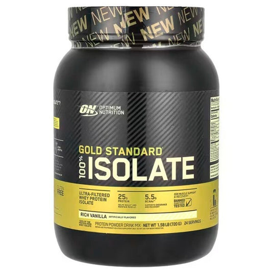 Optimum Nutrition Gold Standard 100% Isolate-24Serv.-720G- Rich Vanilla