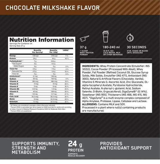 Optimum Nutrition Whey Performance