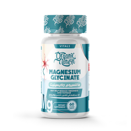 Organic Nation Magnesium Glycinate- 60Tablets