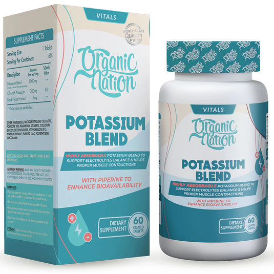 Organic Nation Potassium Blend-60Serv.-60Tablets