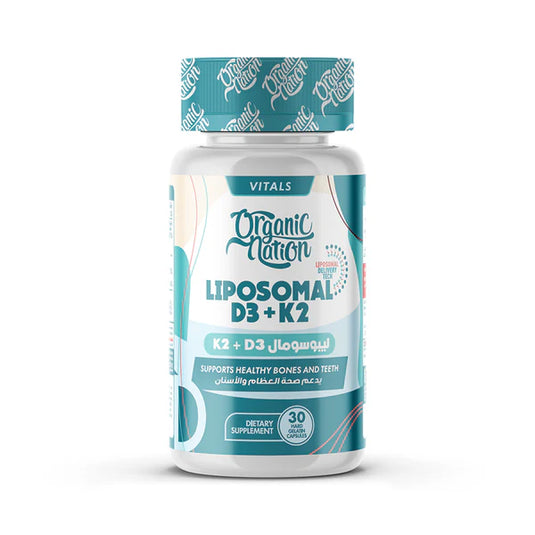 organic nation liposomal d3+k2 30 serv 30 cap