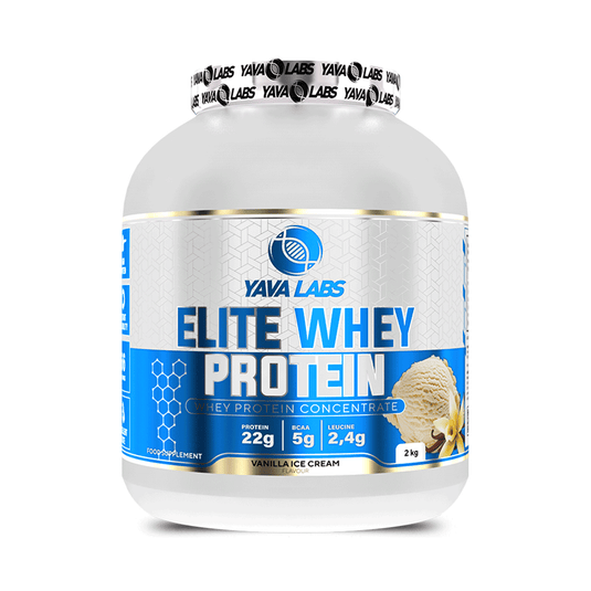 Yava Labs Pure Elite Whey Protein Concentrate-66Serv-2KG-Vanilla ice Cream