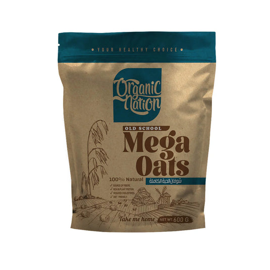 Organic Nation Mega Oats-600G