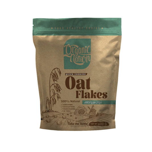 Organic Nation Oat Flakes Quick Cooking-600G