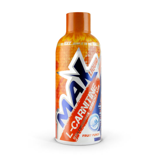 Max Muscle Max Liquid L-Carnitine 3500MG-32Serv.-480Ml