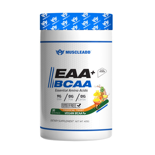 Muscle Add Eaa+Bcaa Essential Amino Acids-30Serv.-390G.