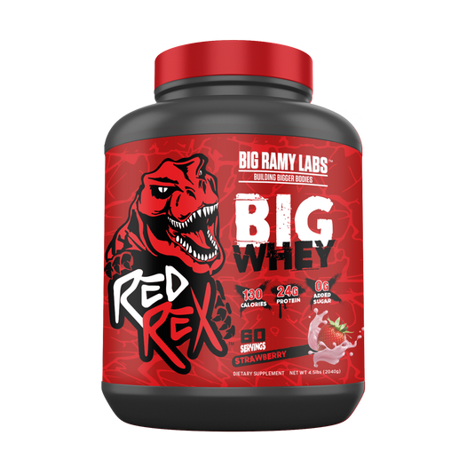 Big Ramy Labs Building Bigger Bodies Big Whey-60Serv-2040G-Strawberry