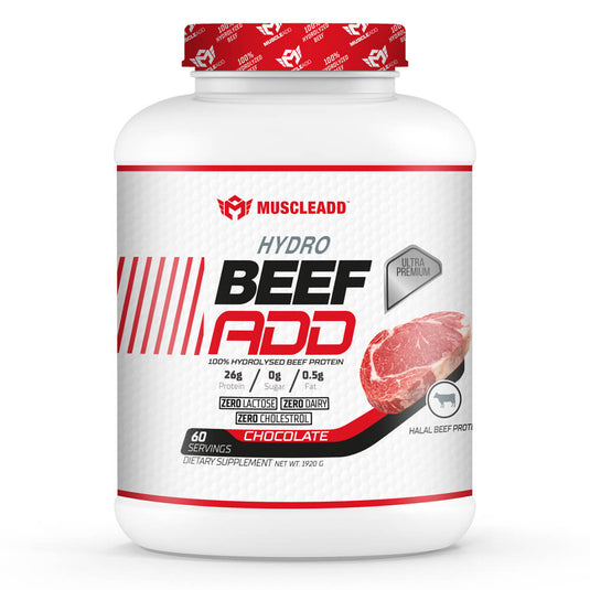 Muscle Add Hydro Beef Add 100% Hydrolyzed Beef Protein-60Serv.-1960G.-Chocolate