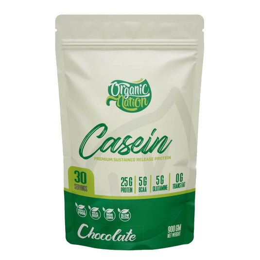 Organic Nation 100% Casein-30Serv.-900G-Chocolate