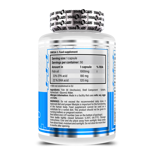 Omega 3 - 90cap. -YAVA LABS