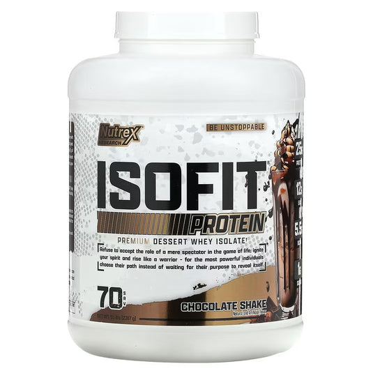 Nutrex Research Isofit-70Serv.-2317g-Chocolate Shake