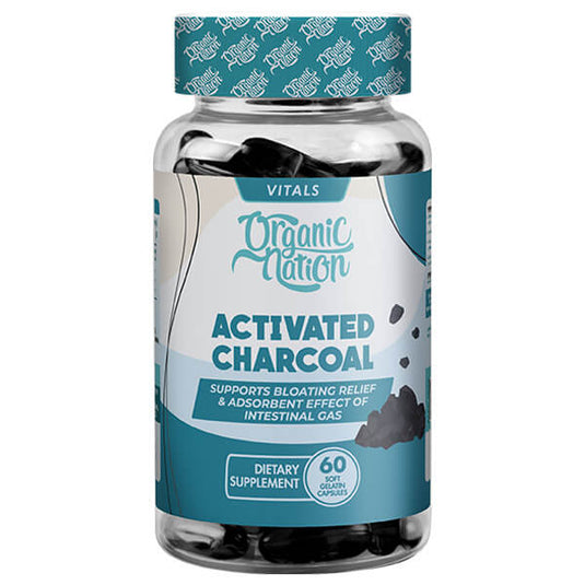 Organic Nation Activated Charcoal-60Serv.-60Capsules