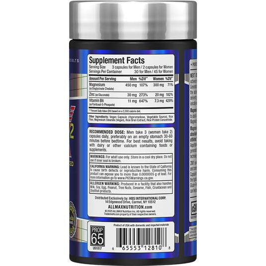 AllMax Nutrition ZMA Advanced-30Serv.-90Caps