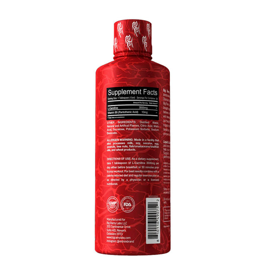 Big Ramy Labs Red Rex L-Carnitine Liquid Shots 3500Mg