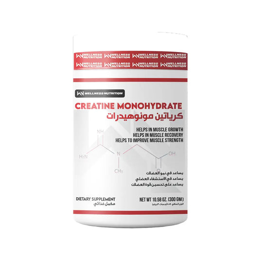 Wellness Nutrition Creatine Monohydrate-60Serv.-300G-Unflavored