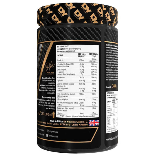 Dy Nutrition Blood&Guts The Mind&Body Pre-workout-20Serv.-380G.-Pear Kiwi