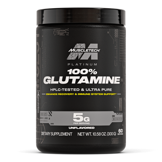 MuscleTech, Platinum 100% Glutamine, Unflavored, 300G, 60 Servings
