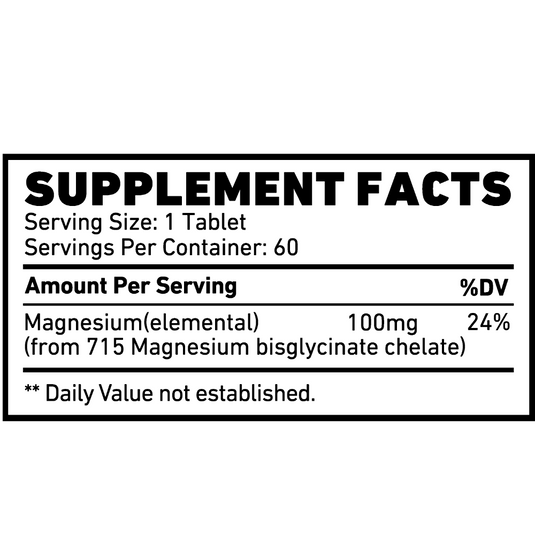 Skeleton Nutrition, Magnesium Glycinate, 60 Coated Tablets, 60 Servings