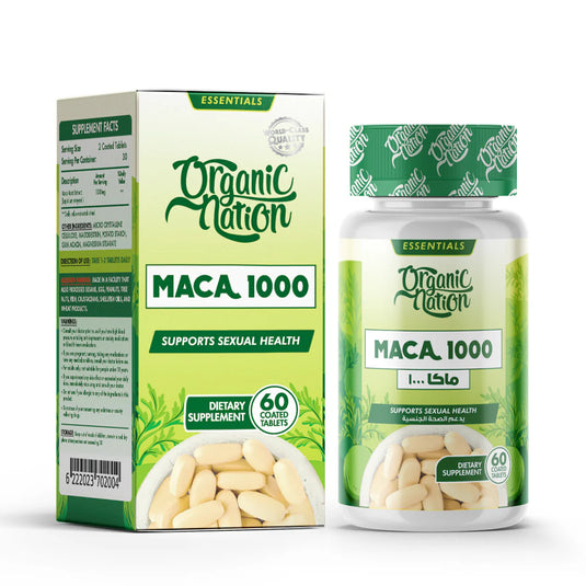 Organic Nation Maca1000-30Serv.-60Tablets