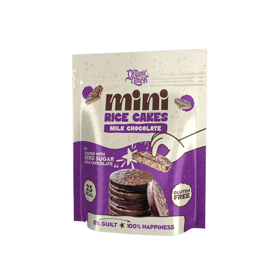 Organic Nation Mini Rice cakes coated with Chocolate-40GM