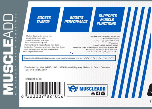 Muscle add Creatine HCL-120Serv.-119.4G