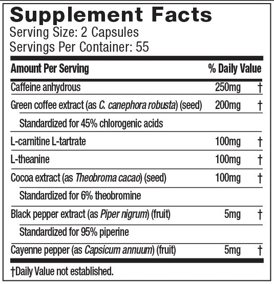 Muscletech Hydroxycut Hardcore Elite-55Serv.-110Rapid Release Thermo Caps.