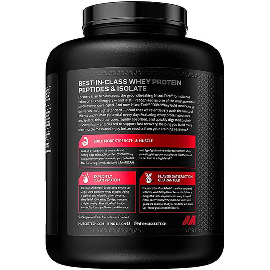 Muscletech Nitrotech 100% Whey Gold-69Serv.-2.27KG-Double Rich Chocolate