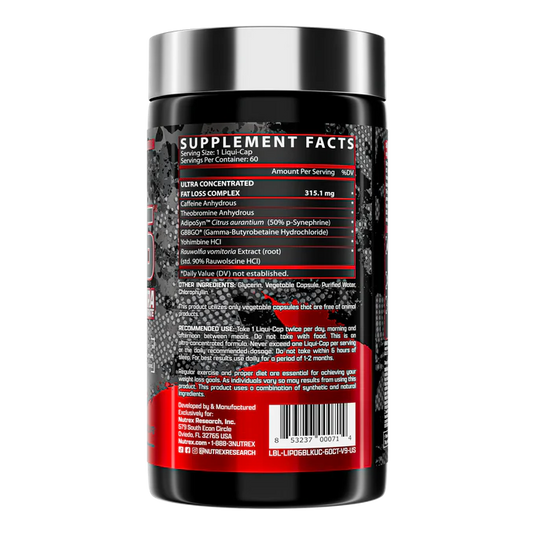 Nutrex Research Lipo 6 Black Ultra Concentrat-60Serv.-60Caps.