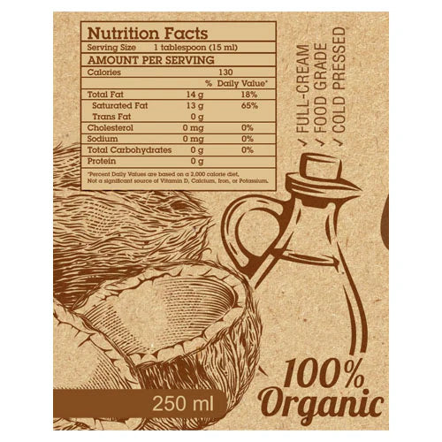 Organic Nation Coconut Oil Jar-250Ml