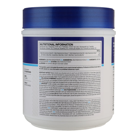 USN Core series Creatine Micronized-100Serv.-500g-Unflavoerd