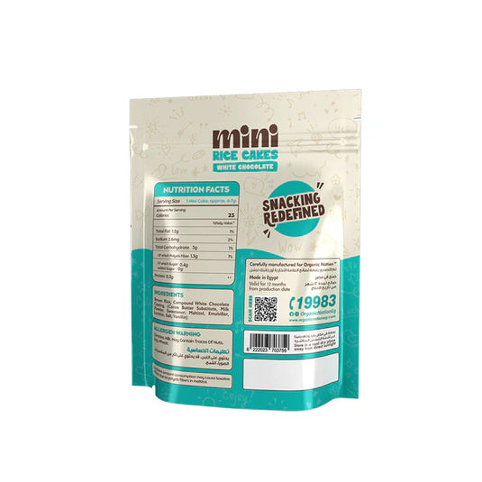 Organic Nation Mini Rice cakes coated with Chocolate-40GM