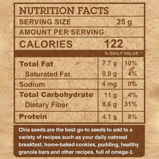 Organic Nation Chia Seeds