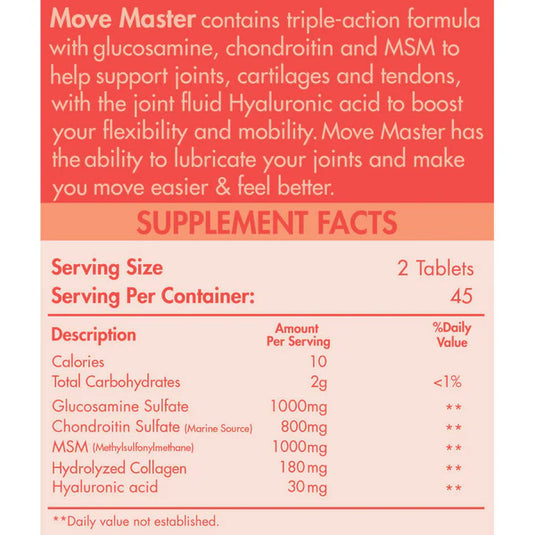 Organic Nation move master-45Serv.-90Tablets