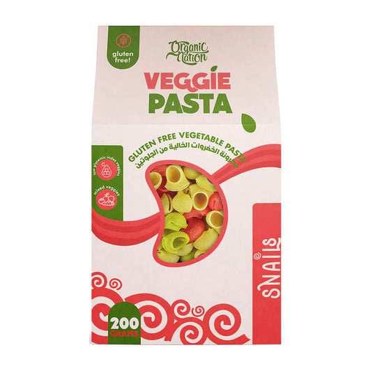 Organic Nation Snails Veggie Pasta